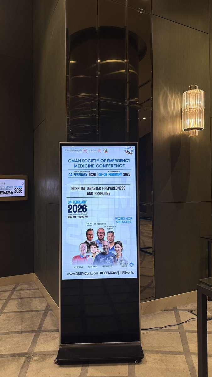 osem_oman's tweet photo. Pre conference Workshops 🌟🌟🌟
4/2/2026 

#osem26
#Emergency_Medicine
#oman https://t.co/qtf4zFCViD