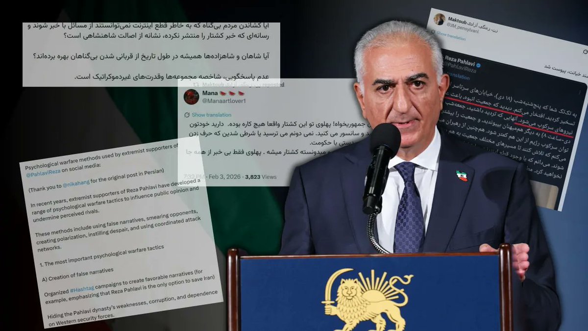 Target <a href="/PahlaviReza/">Reza Pahlavi</a> : Fearing unifying figure, Iran launches disinformation campaign against crown prince