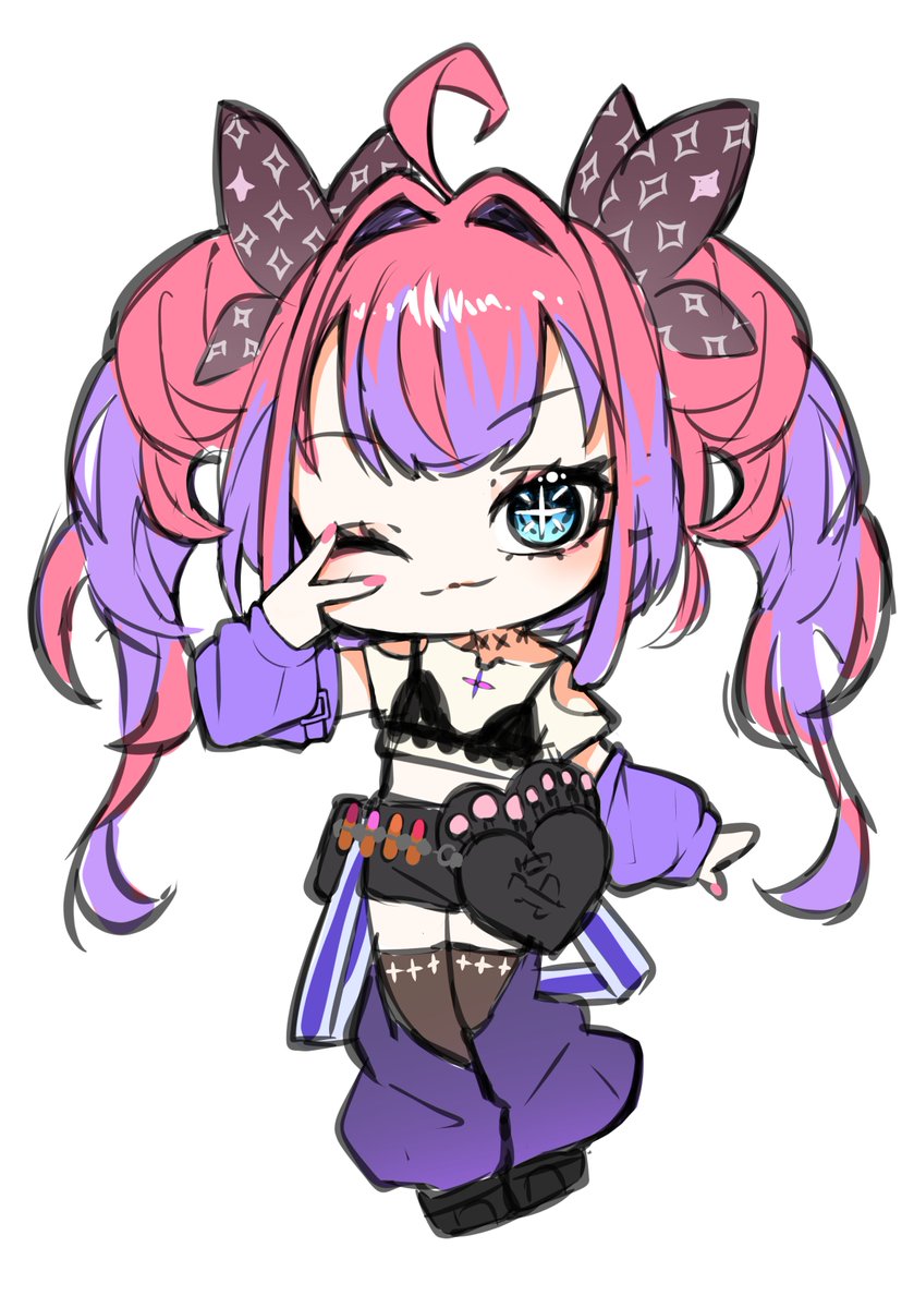 「ヴィヴィちゃん デフォルメラフ」|和泉 瑞 / いずみ ずいのイラスト