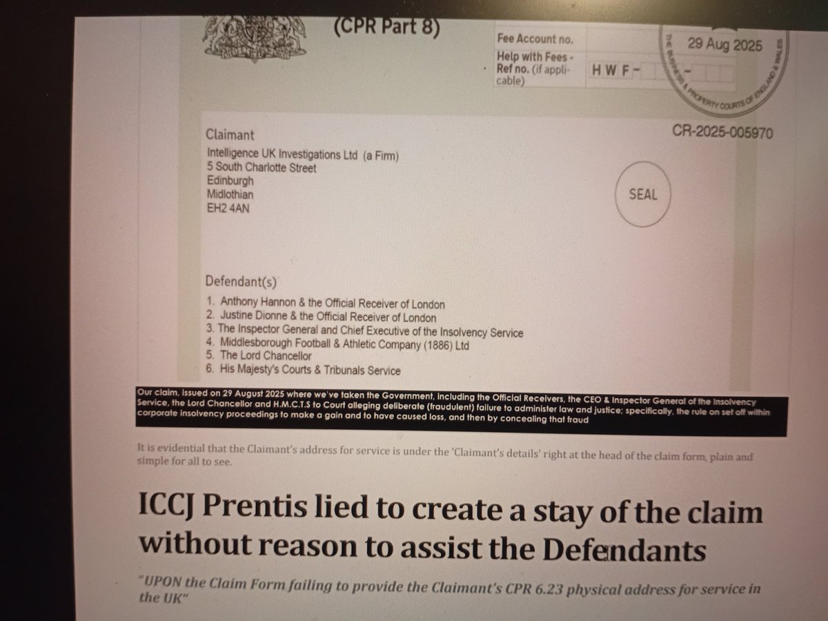 Intelligence UK investigations tweet media