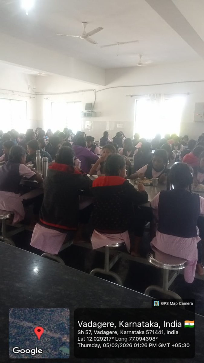 KRCRS_684's tweet photo. 05.02.2026 Lunch
krcrs 684 vadagere
Yelanduru tq
Chamarajanagara dist #SocialAudit_SWDMeals #SocialWelfare_Karnataka https://t.co/YM1zj464Cz