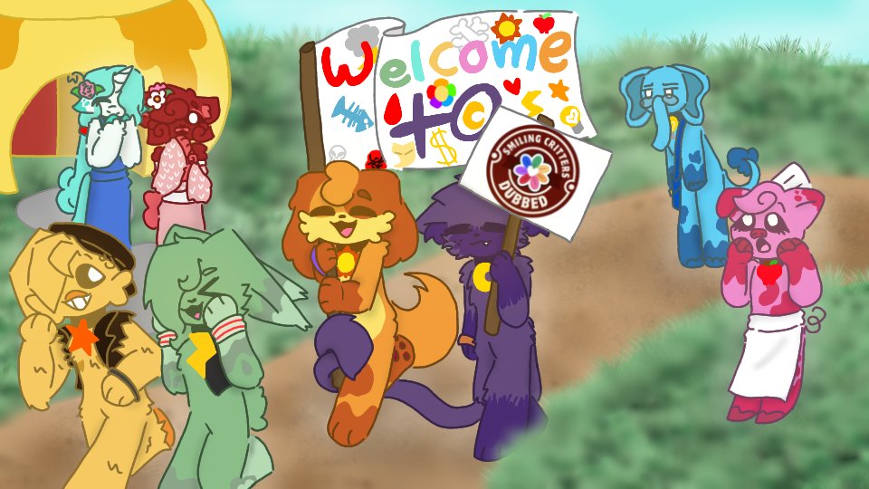 Smiling Critters Dubbed tweet media