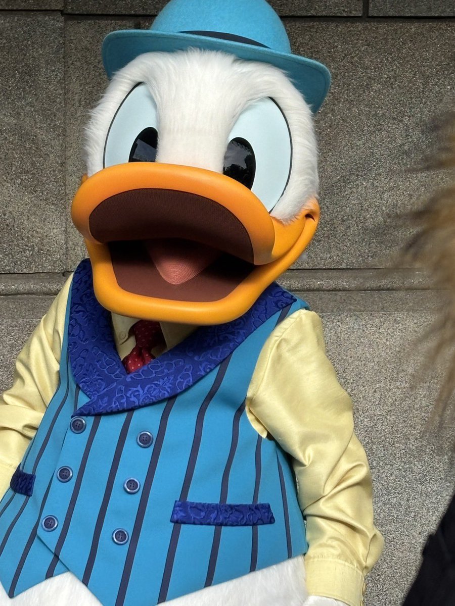友達が撮ってくれたドナルド可愛い