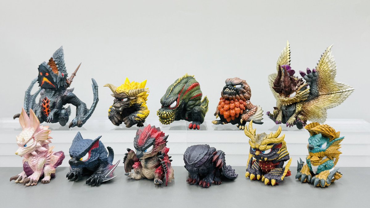 ・ジンオウガ
・マガイマガド
・タマミツネ
・ナルガクルガ
・ゴグマジオス
・リオレウス
・ゴア・マガラ
・シャガルマガラ
・ラージャン
・イビルジョー
・バゼルギウス

賑やかになってきたね！

#WF2026W #MonsterHunter #モンハン