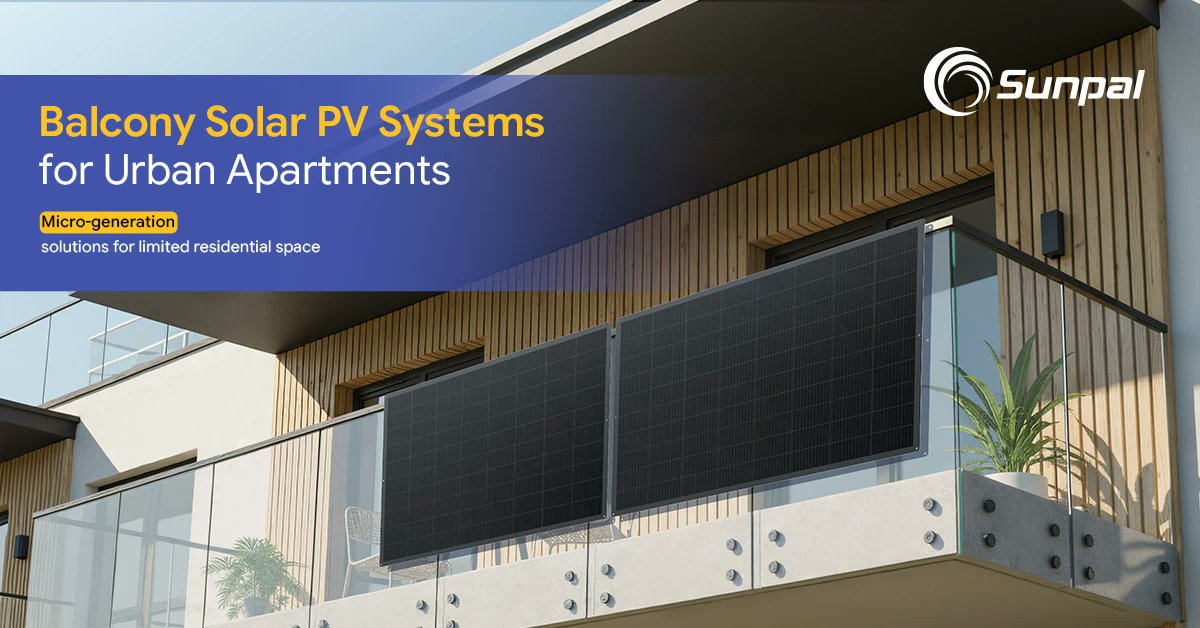 Sunpal_Energy's tweet image. No roof🤔? No problem!😁
Balcony solar PV systems let urban dwellers generate clean power right from their apartment.🏡
Cut bills, go green—micro-generation is here!📖
Full guide👉: sunpal-energy.com/solar-pv-syste…

#SolarEnergy #UrbanSolar #RenewableEnergy