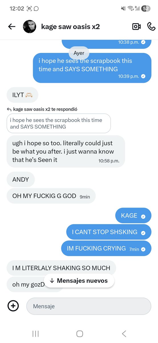 andy saw oasis tweet media