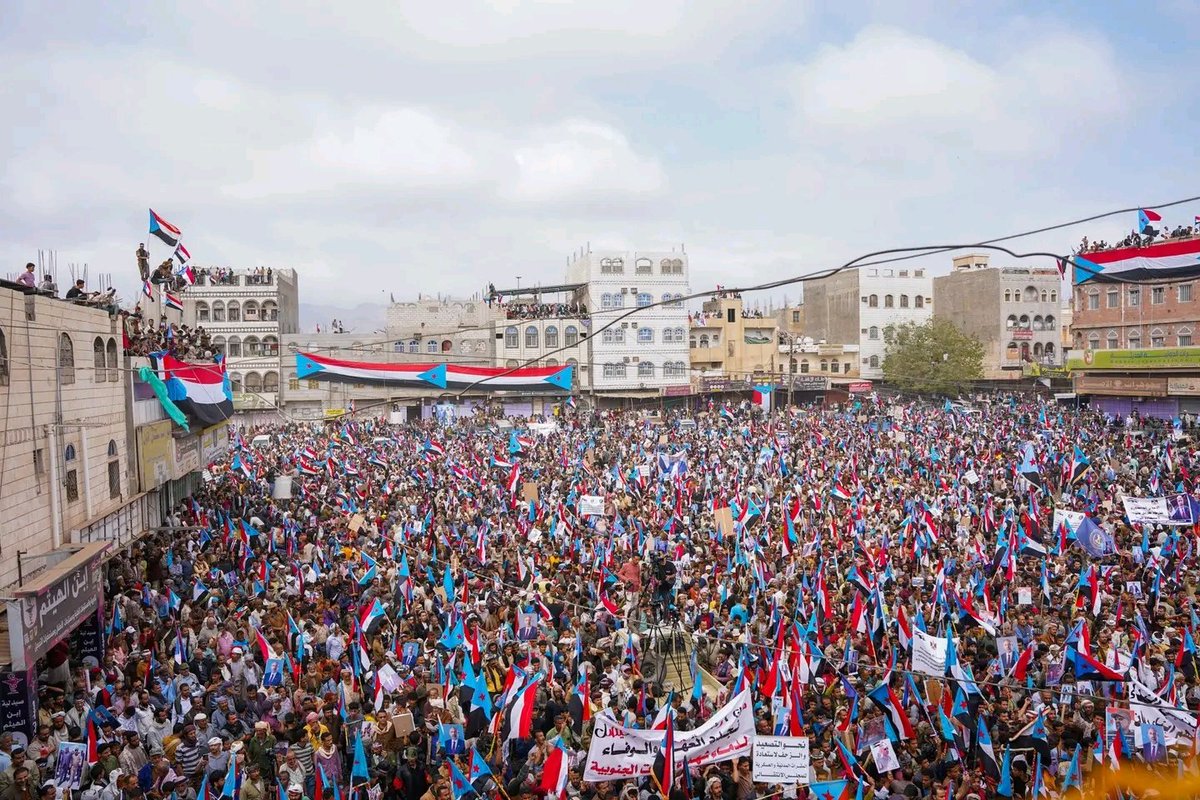 شعب الجنوب العربي.. إرادة لا تُقهر، وشموخ ثابت على طريق الاستقلال الثاني

صور من مليونية ردفان التاريخية✌️
