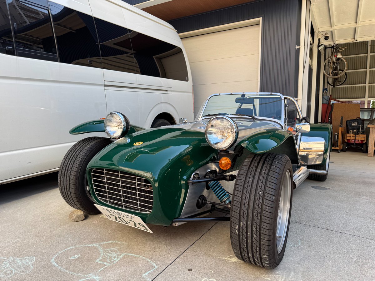 おぉ すごい綺麗😍 オヤジのスーパーセブン横乗せてもらって楽しかったな〜