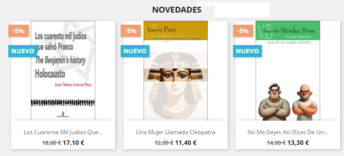 Novedades ya disponibles en libritienda.com

#novela #teatro #judios #cleopatra #futuro #queleer #yoleoteatro #nuevo #librerias #novedades