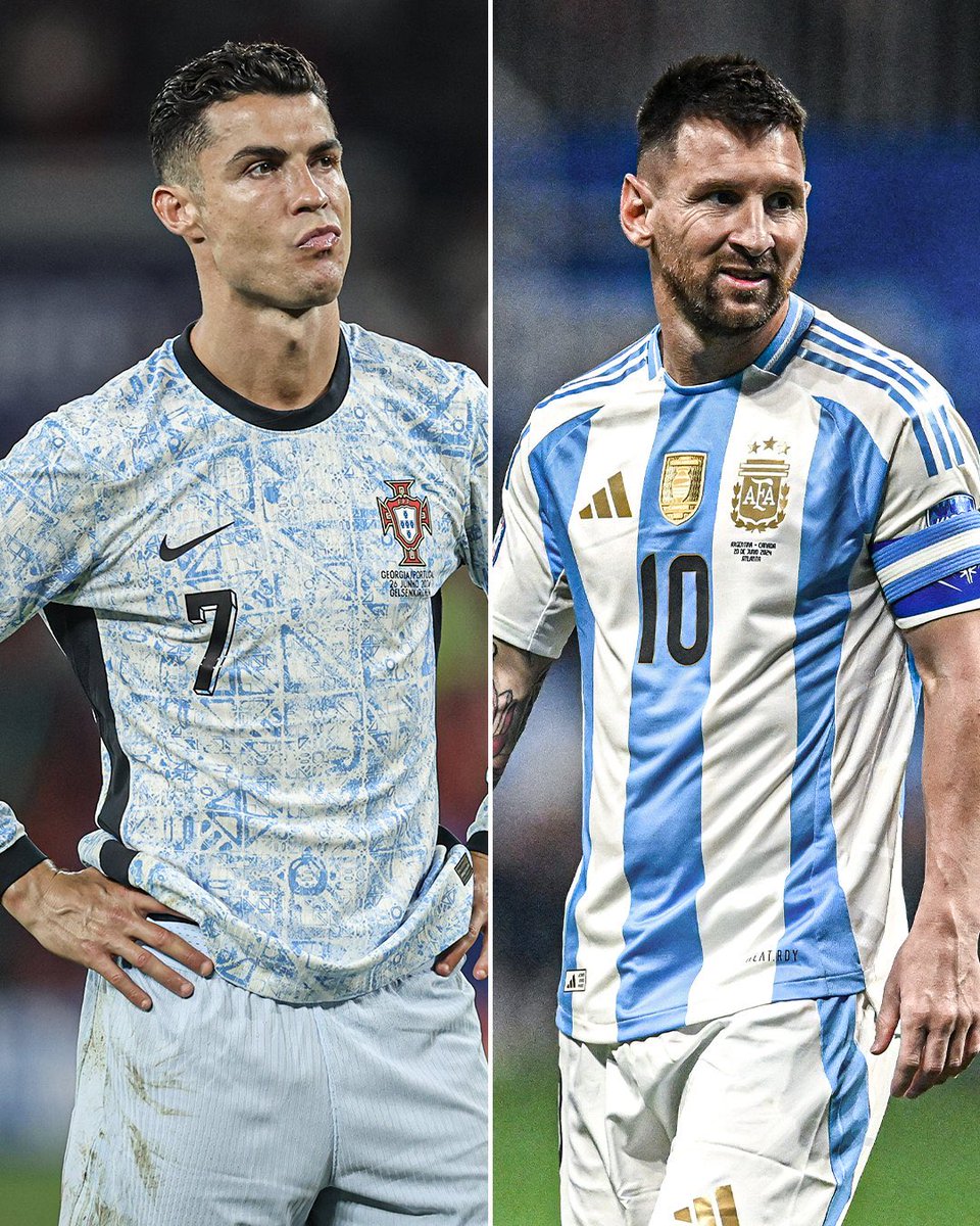 For Cristiano Ronaldo to equal Messi's achievements, He needs:

• 1 World Cup
• 3 Ballon D'or Award
• 2 French League titles and
• 1 Human Hormone. 

But For Lionel Messi to equal Ronaldo's achievements, He needs:
 
Ty• 3 Premier League titles
• 2 Champions League titles
•