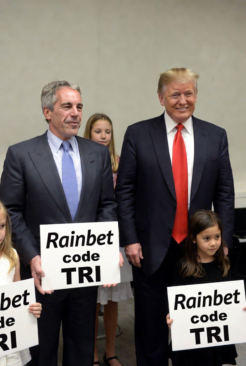 TrifectaKick's tweet photo. Another Image has been leaked from the #EpsteinFiles 🫣
#rainbet #codetri
Sign up: https://t.co/108VBlPx35
🏆 $5,000 Leaderboard + monthly rewards
🌐 https://t.co/AAtJ4wfHQL https://t.co/n7gDg8a0Qw