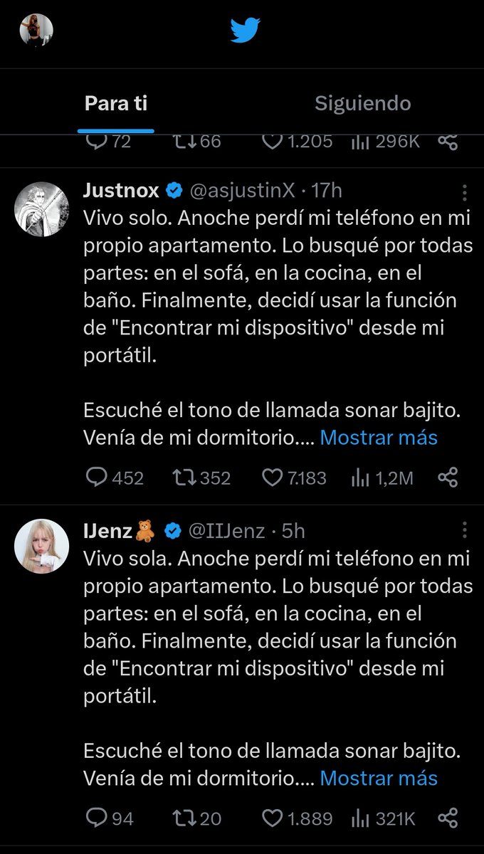 MuffinDeA's tweet photo. Qué asco está empezando a dar Twitter desde que es X https://t.co/1XbXlTrQtx