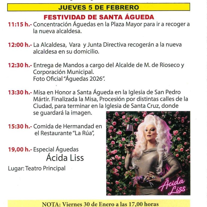 La cofradía riosecana de Santa Águeda, celebra hoy su día grande con un variado programa de actos, que combina lo protocolario con lo lúdico a lo largo de una intensa jornada de hermandad.
#aguedas #medinaderioseco #tradición #cultura