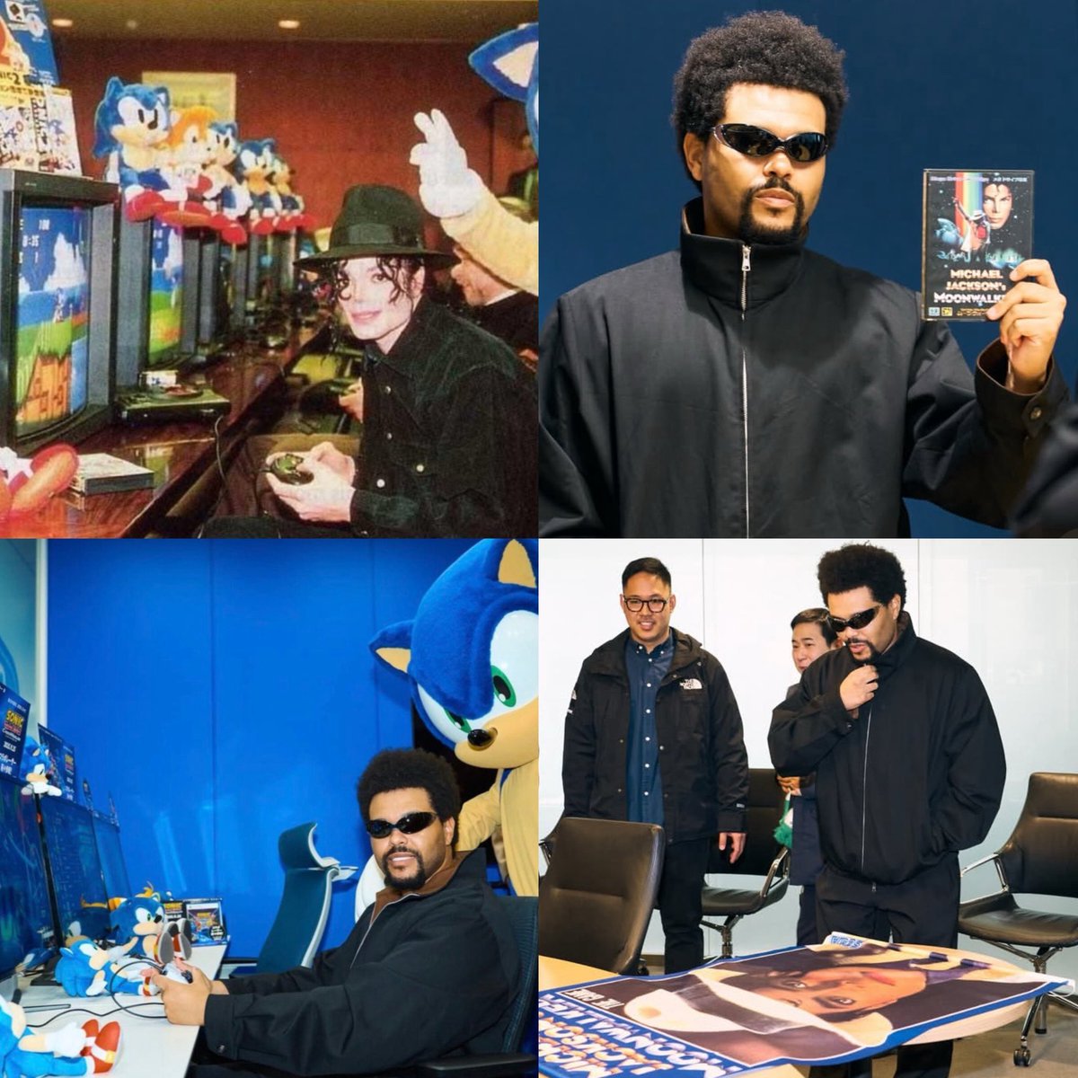 Not him recreating the whole pic…The Weeknd is such an MJ stan fr😭