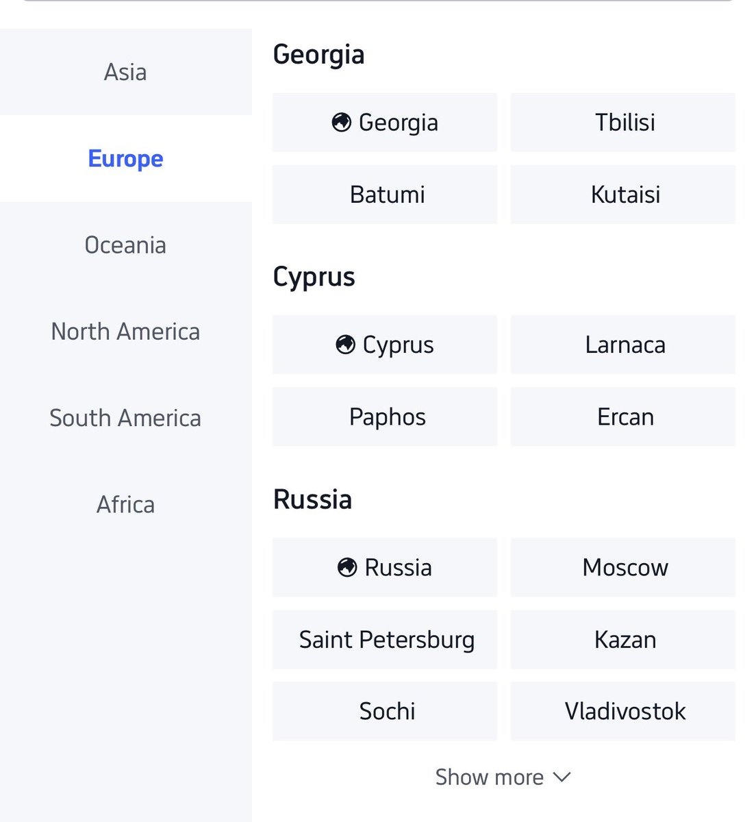 cyprus and georgia are definitely europe <a href="/Trip/">Trip.com</a>. maybe it's time to brush up on your geography! 👏