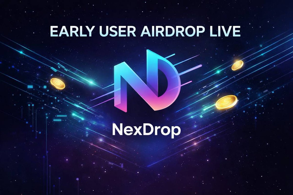 🔥 Nex Drop Airdrop Event 

🎁 $2 Worth $NXD For Joining

🤝  Per Refer 1$ Worth $NXD

Airdrop Link 🔗
t.me/NexDropAirdrop…

#Airdrops #airdrop #crypto