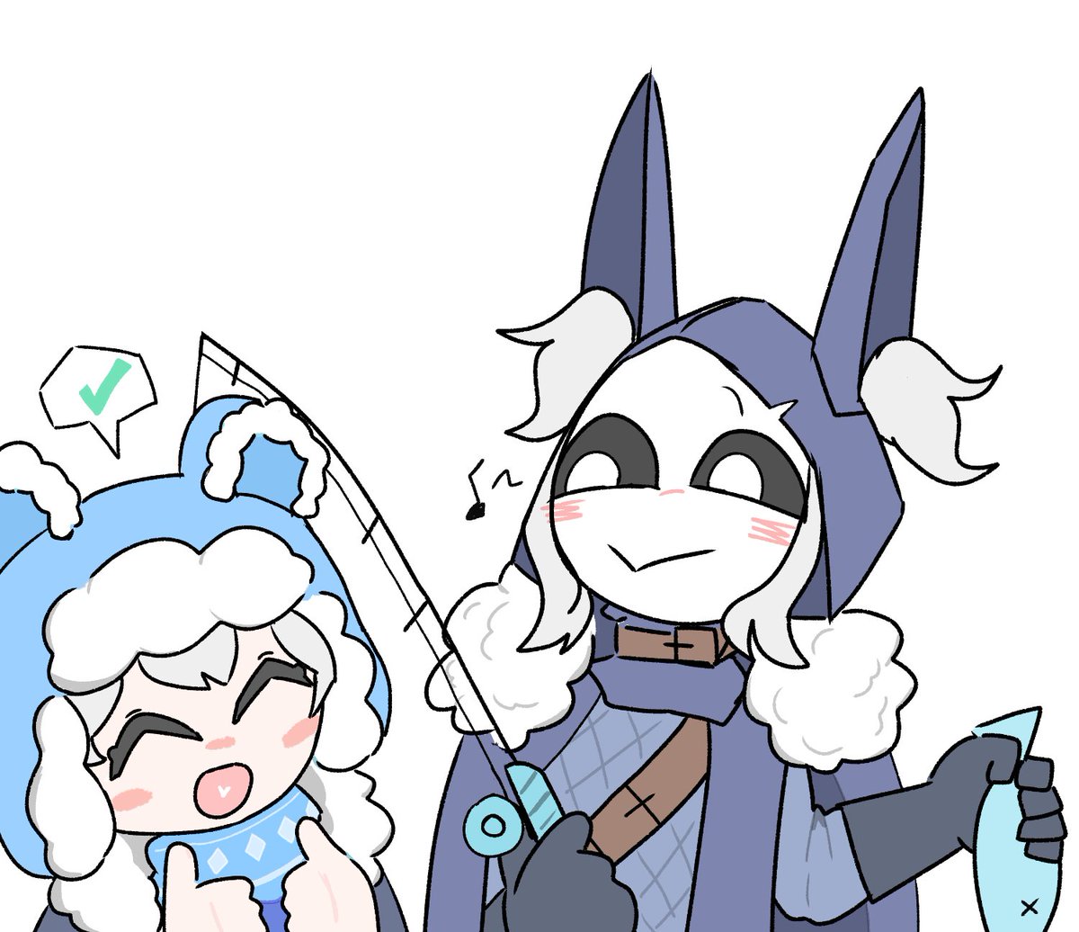 兩隻白毛小可愛❤️
#IdentityV #heartopia
