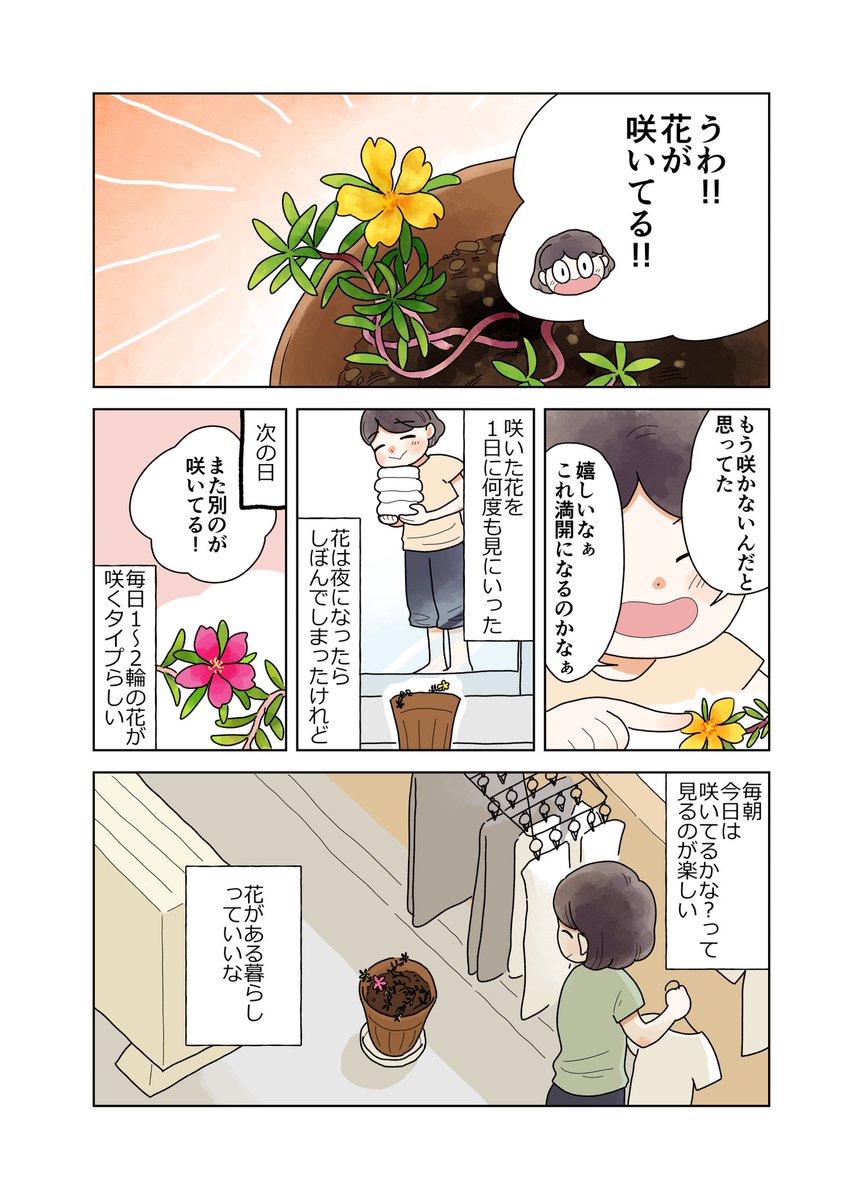 にょろにょろの花
#コミックエッセイ 