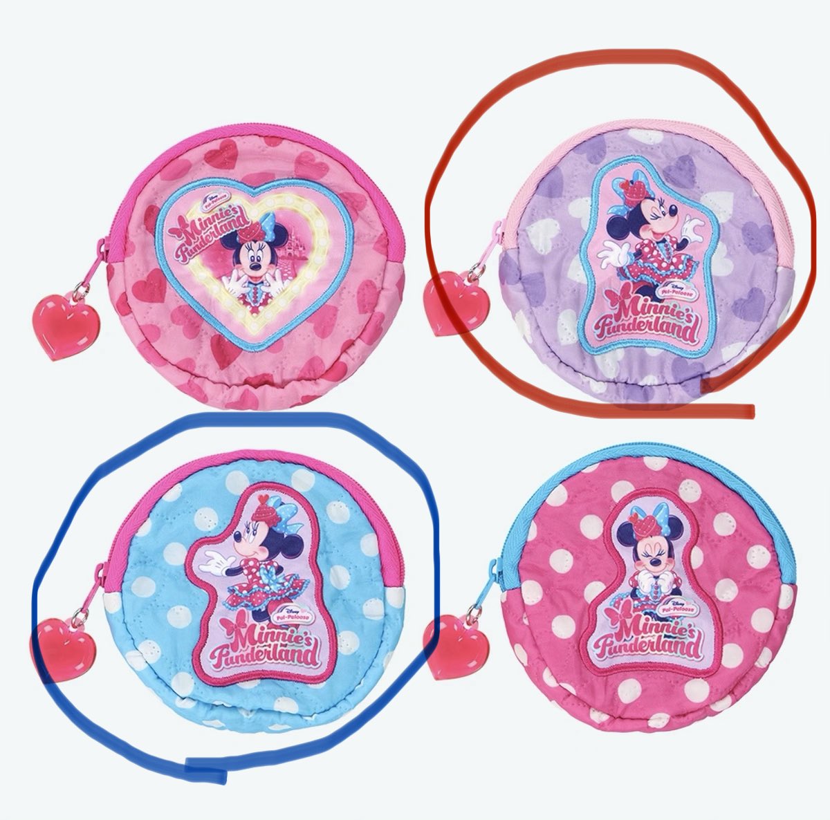 _akabuchi's tweet image. 【交換】
ディズニーパルパルーザ
ミニーのファンダーランド　カプセルトイ
ガチャ　ディズニー　ポーチ　ミニパル

譲:水色 水玉　青い丸　未開封

求:紫　ハート　茶色の丸

本日、パーク内で交換可能です!
よろしくお願いします🙇‍♂️