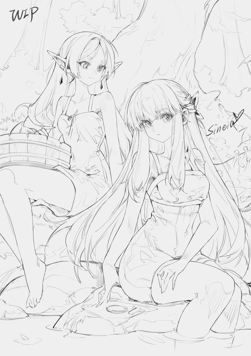 #Frieren #葬送のフリーレン #フリーレン #フェルン #fern
WIP
芙莉蓮+費倫
河邊梳洗

(距離修寶道歉剩下30秒🤫)
明天02/06 FF46在T27喔!!