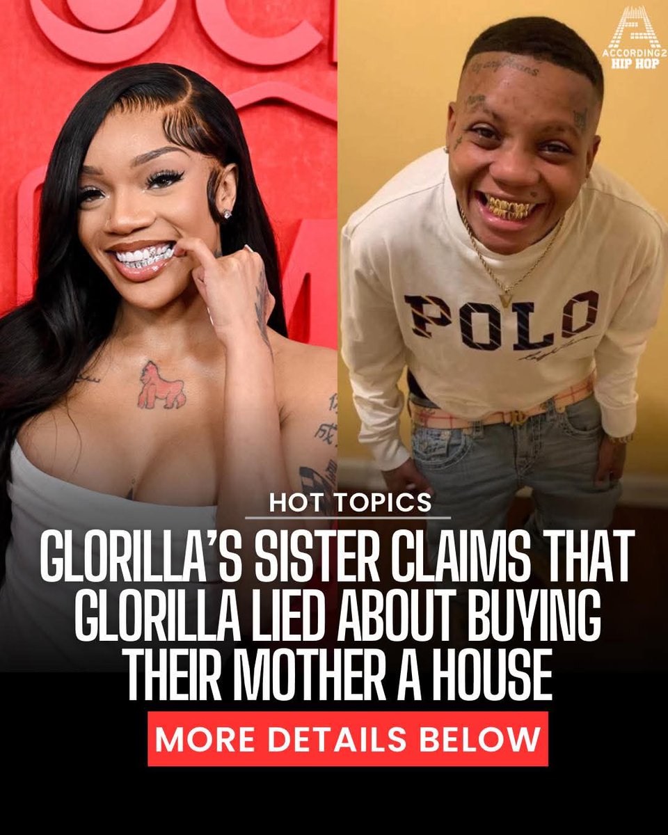 GloRilla’s Sister Accuses Glo Of Lying About Buying Their Mother A House.