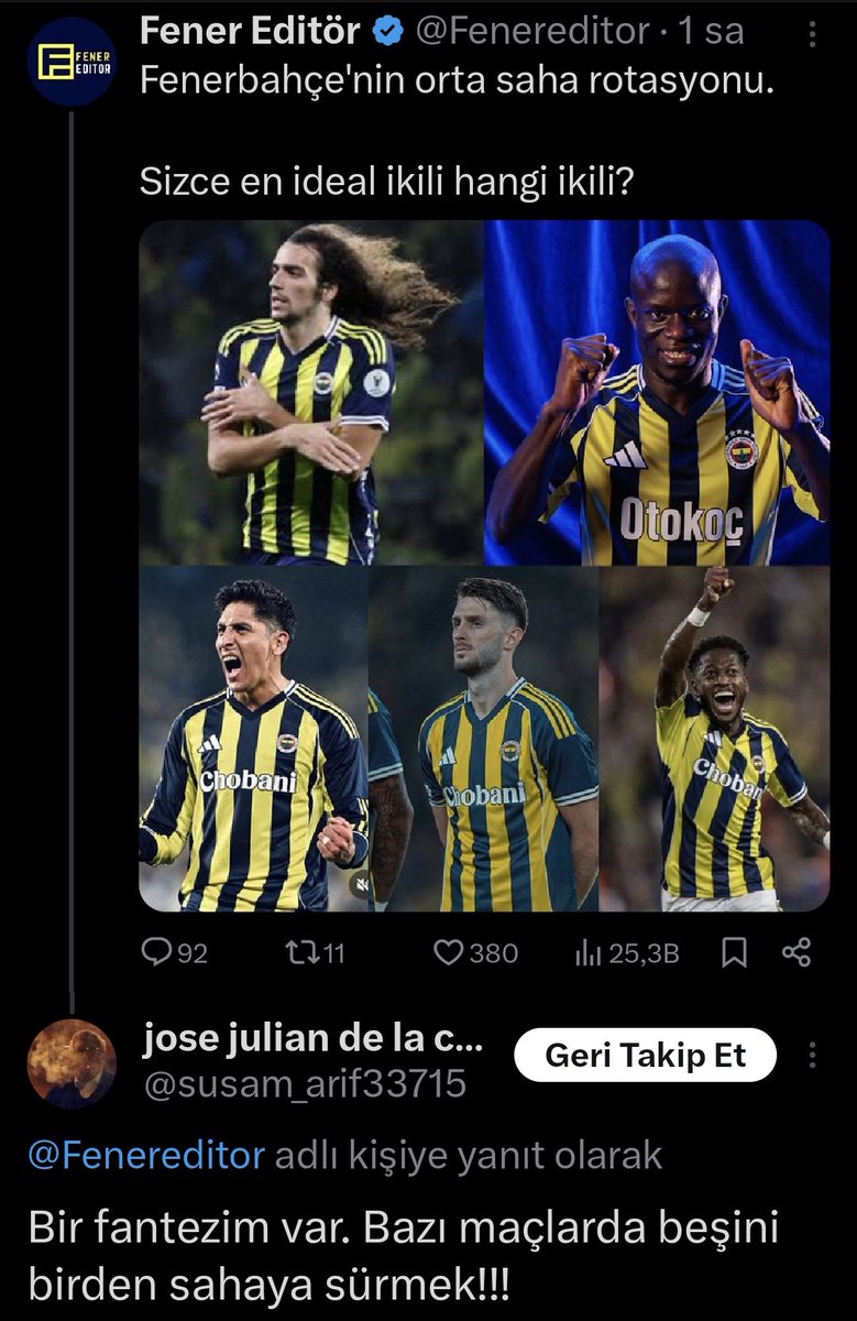 Fener Editör tweet media
