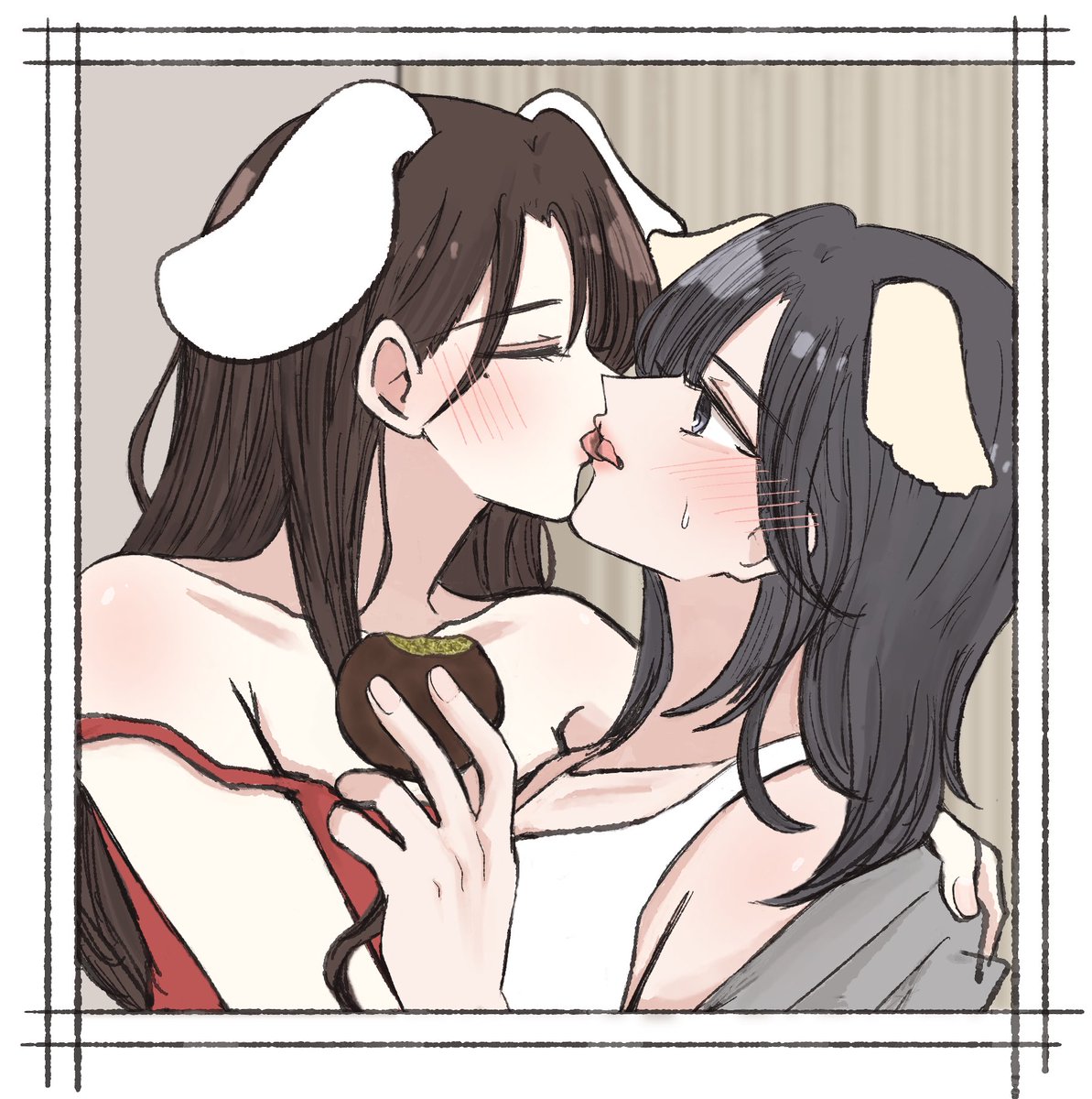 MATCHA_0511's tweet photo. 🐰🐶 https://t.co/j1vhcIzjdd
