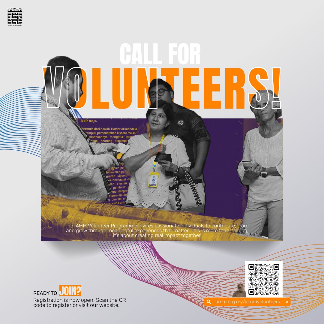 IAMM_KL's tweet photo. Ready to make a difference? ⭐️

Join the IAMM Volunteers Programme.
Scan the QR code or head to our website to register! https://t.co/fBW4jY48iN