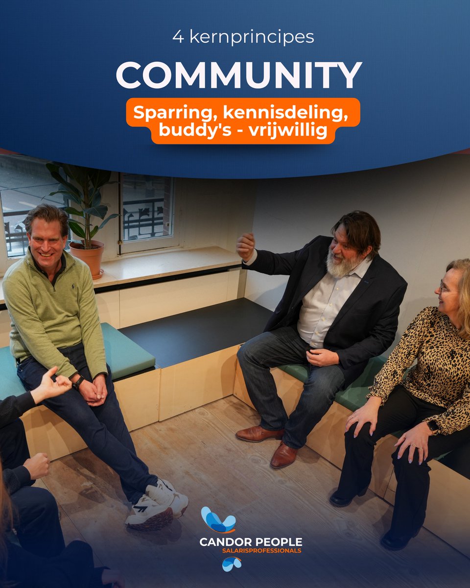 Salarisprofessionals verdienen een eerlijk model.

Candor People 4 kernprincipes:

1. 70% van je omzet voor jou
2. Mede-eigenaarschap via certificaten
3. Transparantie: maand verdiensten, kwartaal resultaten
4. Community: sparren/kennis/elkaar helpen 

candorpeople.nl