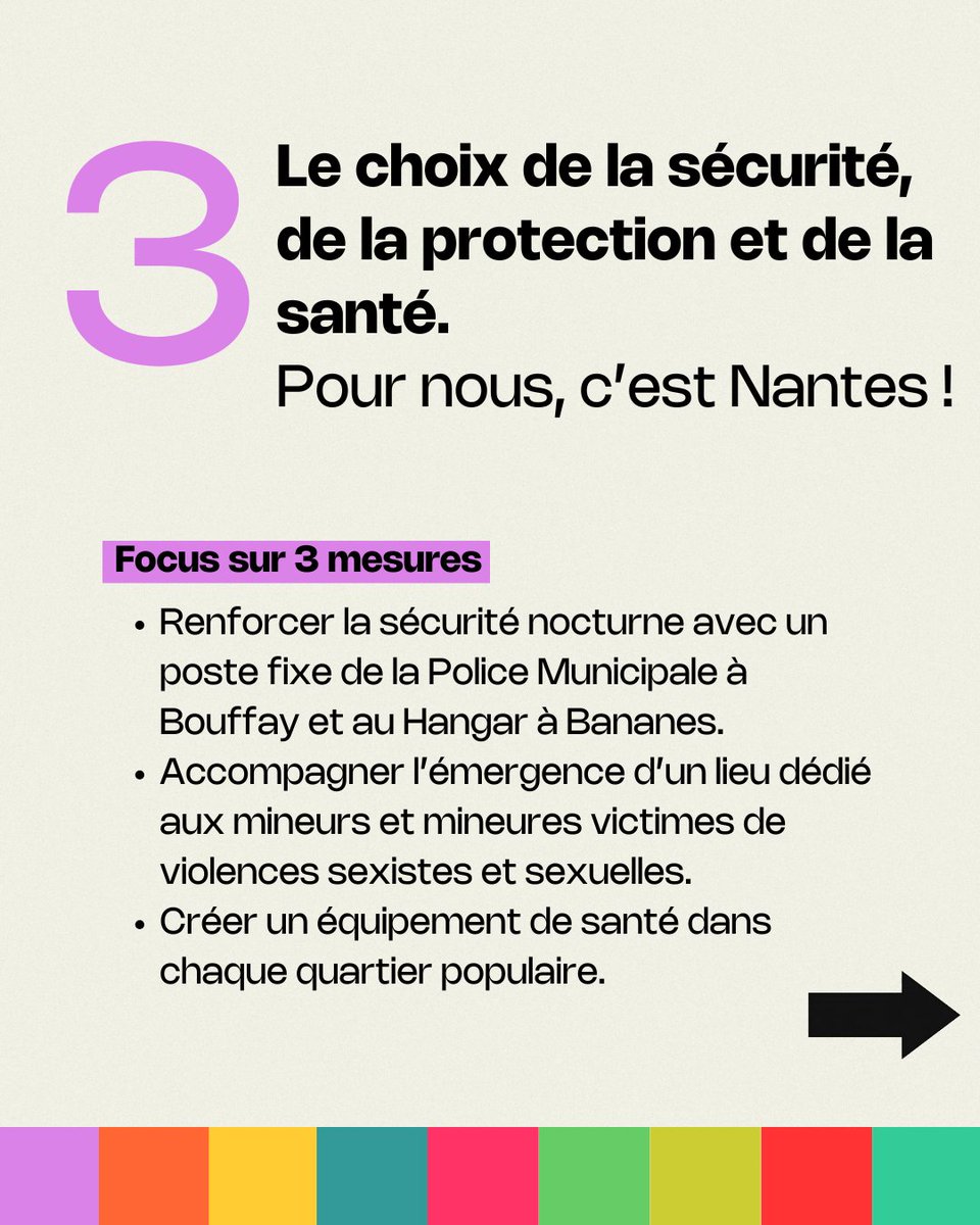 🧶 Nous avons présenté lundi notre engagement pour Nantes. Retour sur les 5 axes de notre programme illustrés par certaines de nos propositions concrètes pour le quotidien des Nantaises et des Nantais ! ⤵️