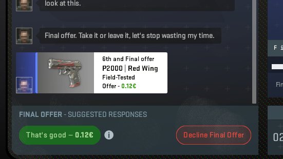 Dogetastic69's tweet photo. I just got a 6th offer on my Genesis Terminal... is this a rare occurrence or just a bug? #CS2 https://t.co/B4h2uff0lp