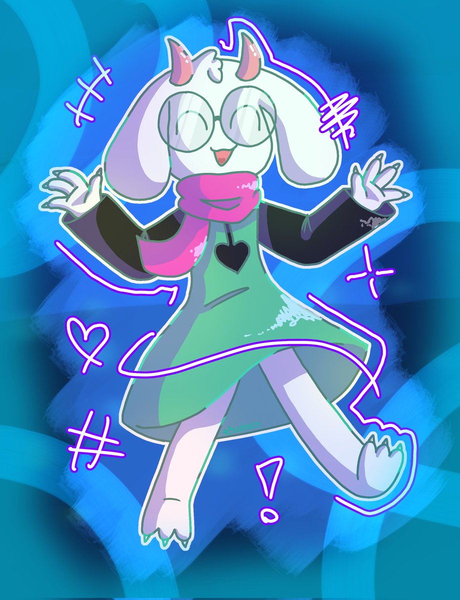 ItsmeRaspberryy's tweet photo. Ralsei fanart!!!! #DELTARUNE #deltarunefanart https://t.co/zVMYqtXxcz