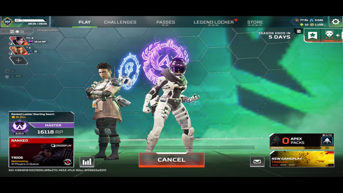 Teamless and still made masters shit was hard though 🥲