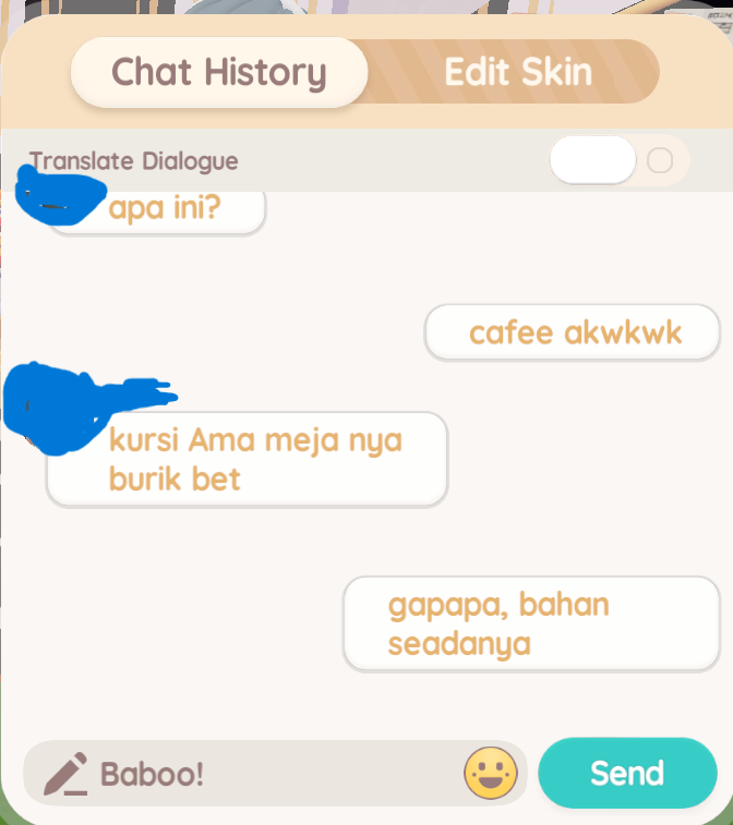 Salah satu hal yg membuatku malas berinteraksi di game.
Baru pernah 2x chatan, terus dateng2 kerumah bilang gitu, bikin mood jadi jelek.

Akhirnya kutinggal turu dan ga kubales lagi chatnya🫠