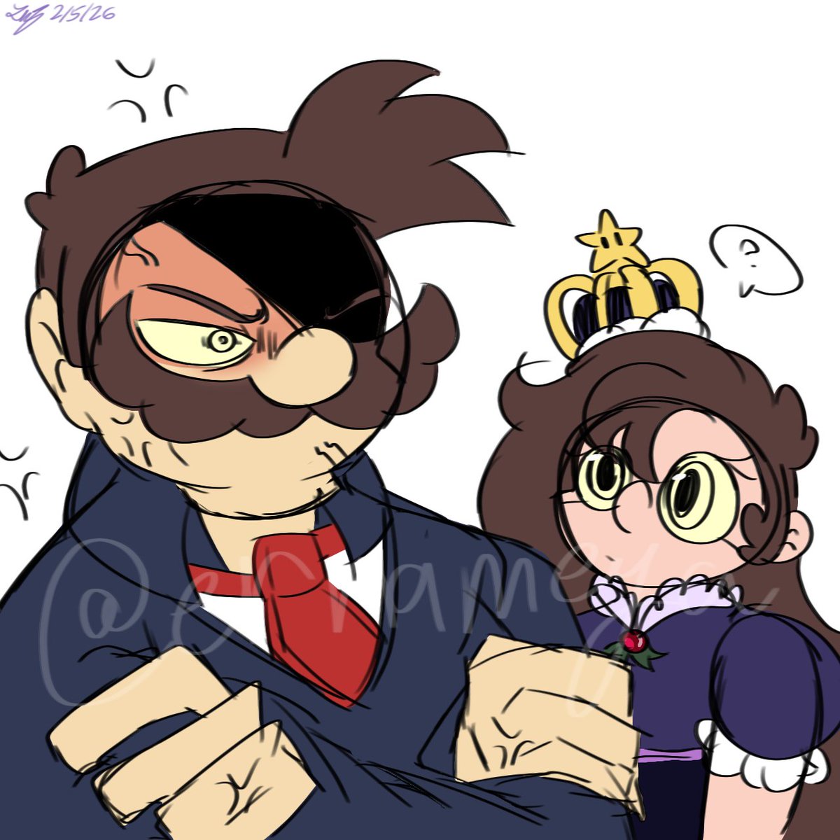 ernameya09's tweet photo. Like Father like daughter
#devilmario #secrethistorymario #hopelessdictator #oc https://t.co/mKQQ9AbsgX
