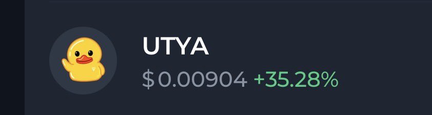 plugontele's tweet image. bear market… btc sol eth xmr all dumping, yet one bag is looking extra tasty…
$TON $UTYA