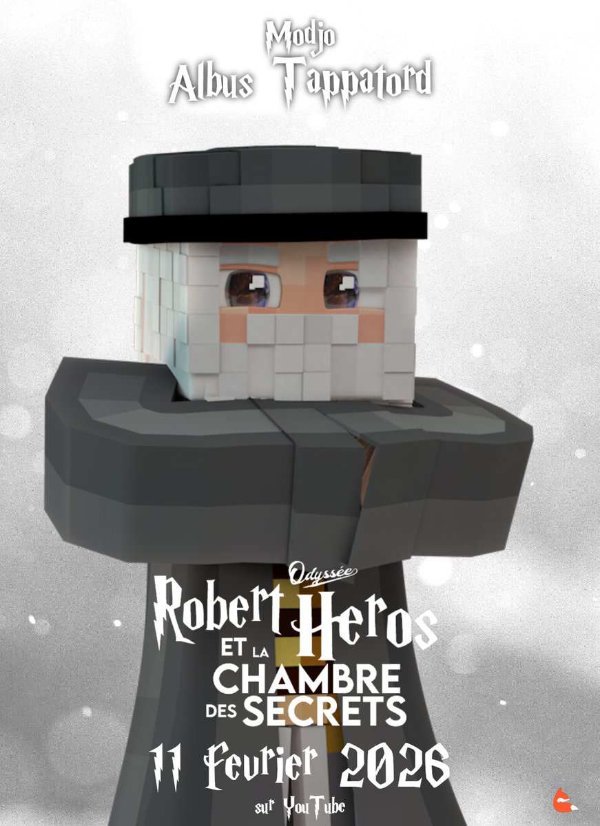 OdysseeOff's tweet photo. 🪄 ROBERT HEROS et la CHAMBRE DES SECRETS 
Le MERCREDI 11 FEVRIER 2026 https://t.co/WkaVecC8H6