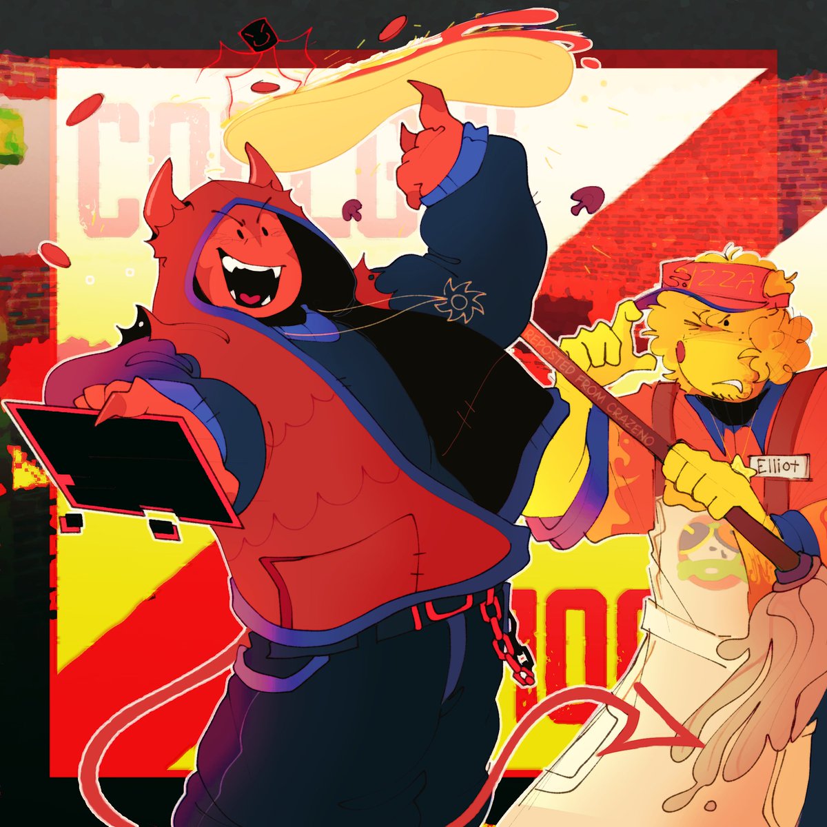 crazeno__'s tweet photo. Art trade for my guyguy… @choconoru 

#waapp #coolkidd #elliot https://t.co/narTqD1T1U