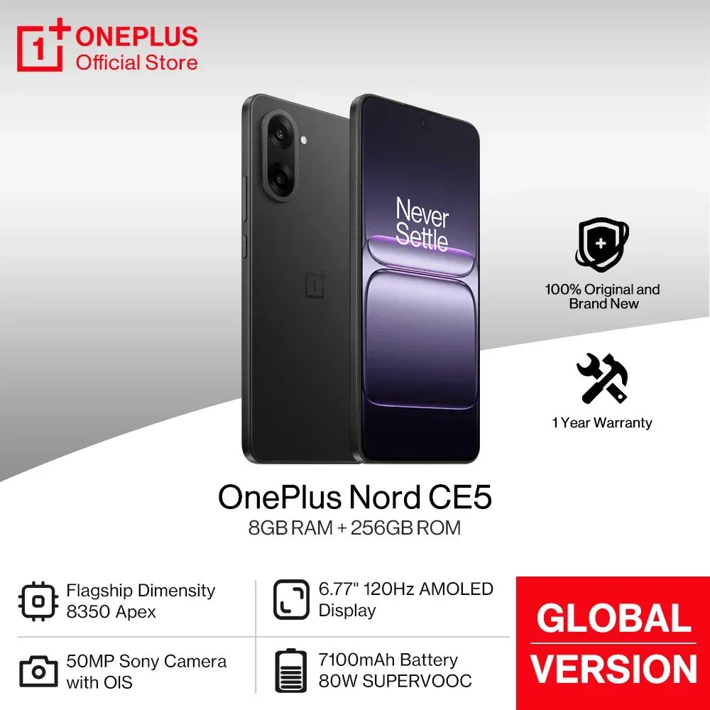 7100mAhの超容量。グローバル版「OnePlus Nord CE 5」が4.5万円で
