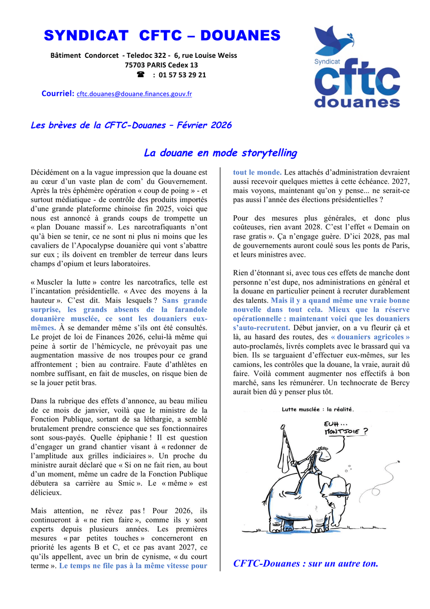 cftcdouanes's tweet photo. "Plan douane massif" mais sans effectif ! Le plan de communication gouvernemental valait bien une petite com syndicale ;) #douanes #CFTC #PlanDouane https://t.co/HK8azUJJoC