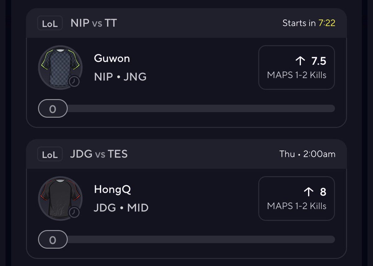 Boppyyx's tweet photo. One more

Expecting a blood bath on both games, there is a potential for throws on both sides in the NIP vs TT game

JDG vs TES to me seems a lot closer than what the paper has the odds at 
but JDG should still come out on top

#LPL #LoL #esports #GamblingX #Prizepicks https://t.co/sFNcNdloBk