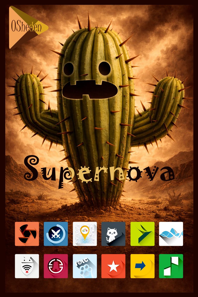 OSheden's tweet photo. #Supernova icon pack or the cactuar from Final Fantasy 🤣

https://t.co/7g0zFEDtmf https://t.co/SrCBhPAma7