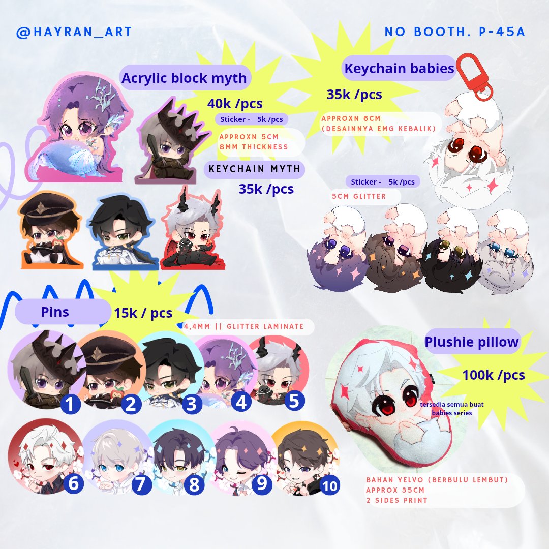 [🩷&amp; retweet are appreciated]
🌸PRE-ORDER and SHOP OPEN🌸

📝PO period : 5-14 February 
🎮Fandom : HSR, Genshin, frieren, Lads, dinosaur.
🍊Ready stock at shopee : id.shp.ee/LUmx7o5
🖇️Pre-order form : forms.gle/pUCMGog8SxjTut…