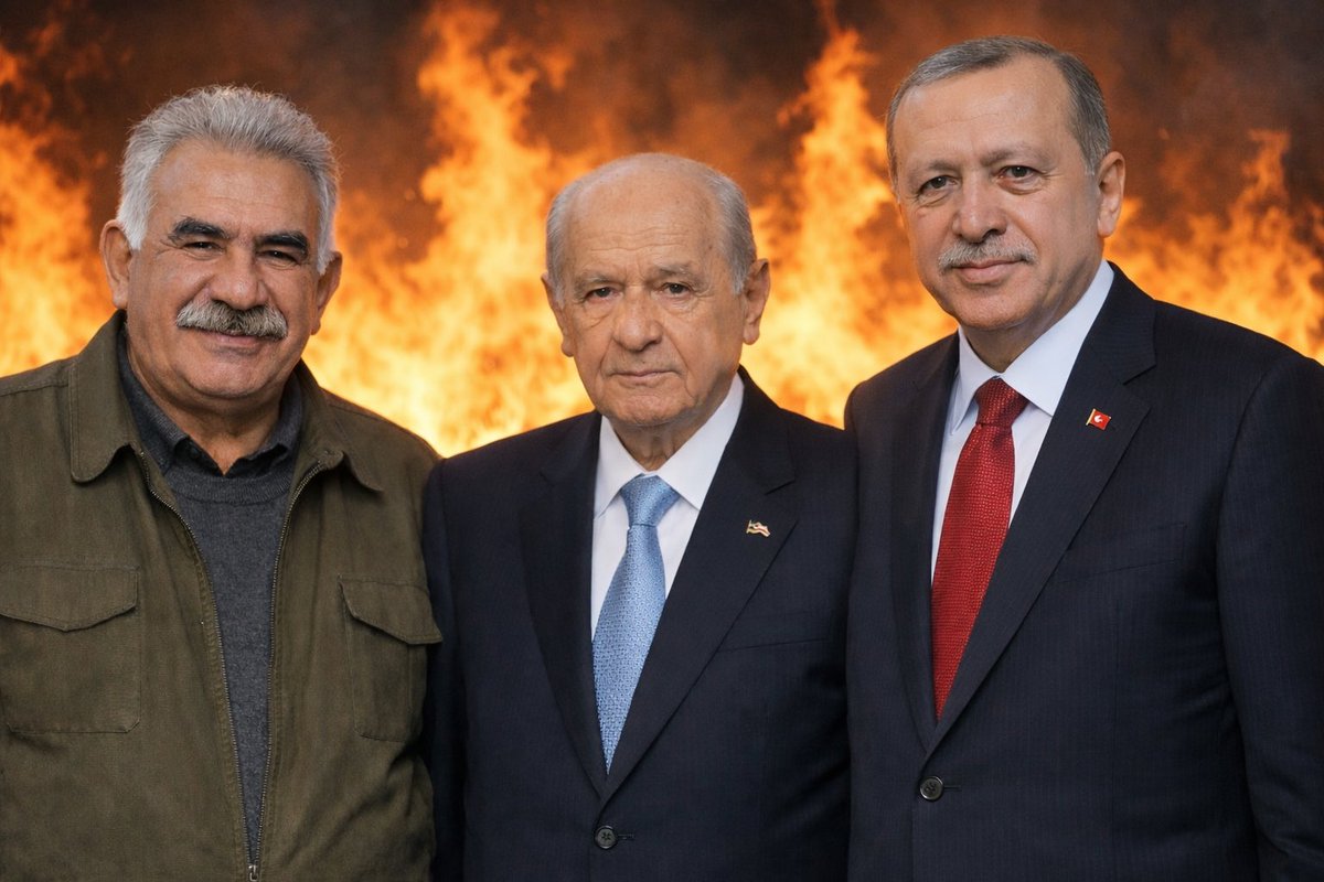 ScienceVisionX's tweet image. Akp, Mhp, Dem Apo'yu serbest bırakmak için anlaşmış.