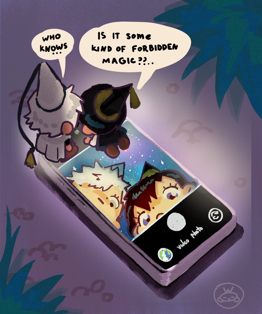 Qifrey and Olruggio and modern technology  #witchhatatelier #Δ帽子