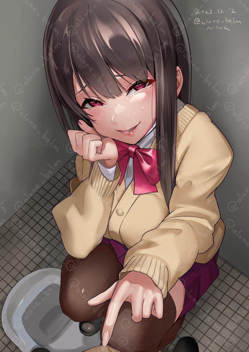 【過去絵再掲】
「我慢しなくていいんだよ?」 