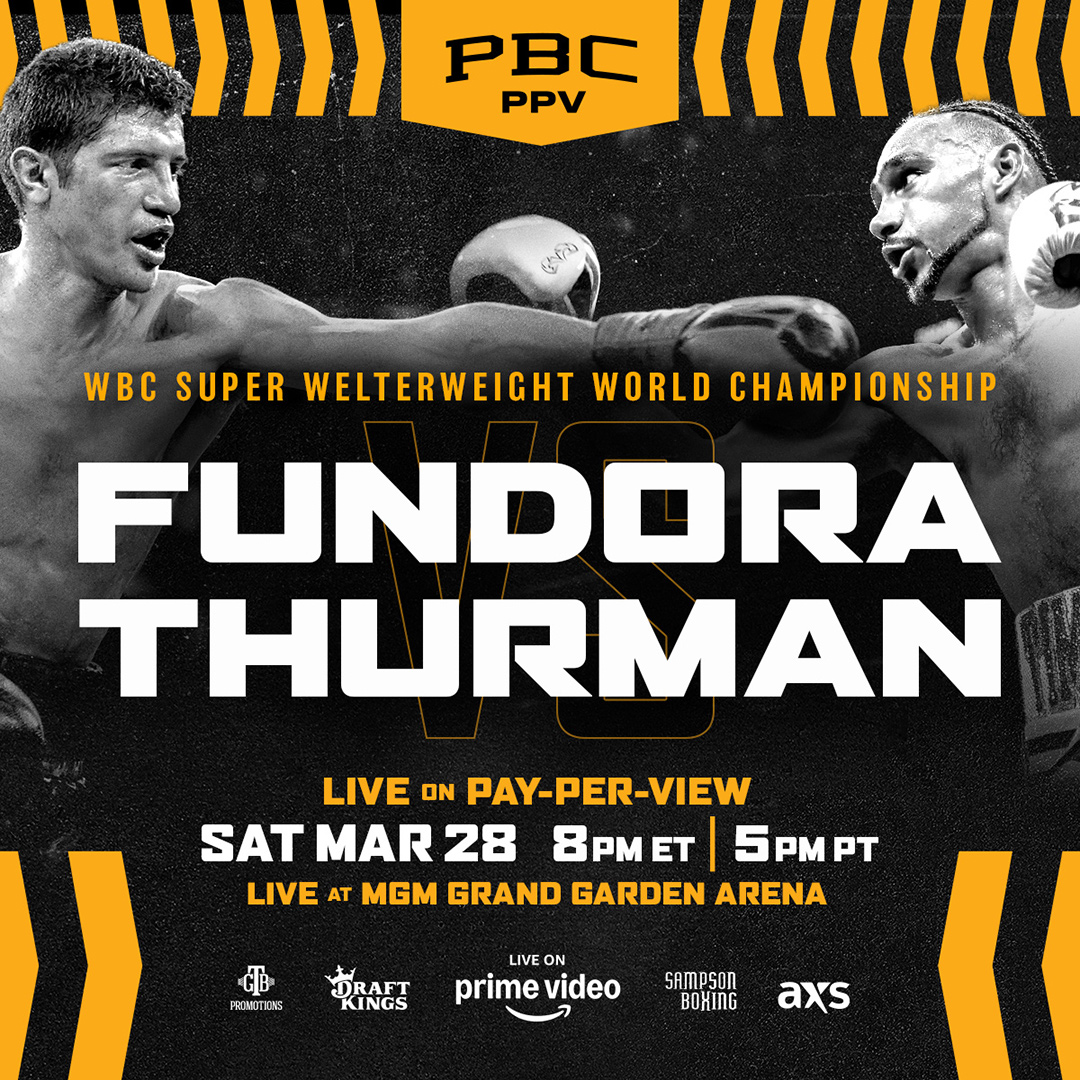 🥊 ON SALE NOW 🥊
<a href="/SebastianFundo1/">Sebastian Fundora</a> looks to defend his reign against <a href="/keithfthurmanjr/">Keith Thurman Jr.</a> on March 28 at MGM Grand Garden Arena. Tickets are on sale now! Who you got?!

🔗 mgm.mgmgrand.com/oz2hj0sc
#FundoraThurman | <a href="/premierboxing/">Premier Boxing Champions</a>