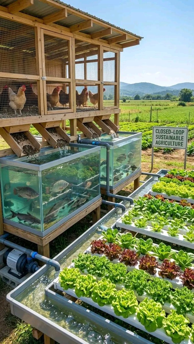 Agrieconom's tweet image. The Power of Integrated Farming

This innovative farming system perfectly demonstrates how nature’s cycles can work together to create balance and abundance. Instead of separating agriculture, aquaculture, and poultry, it unites them into one efficient, sustainable ecosystem…