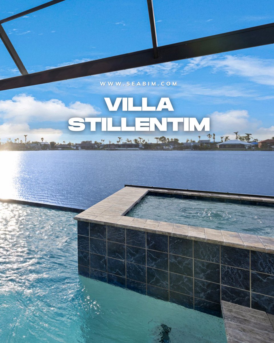 seabim's tweet image. Sunsets, spa nights, and waterfront views… Villa #Stillentim has it all.

Located on the southernmost Eight Lakes, this modern villa offers a dock with tiki hut, west-facing pool, expansive lanai, and plenty of space to gather, inside and out.

Book now: seabim.com/stillentim