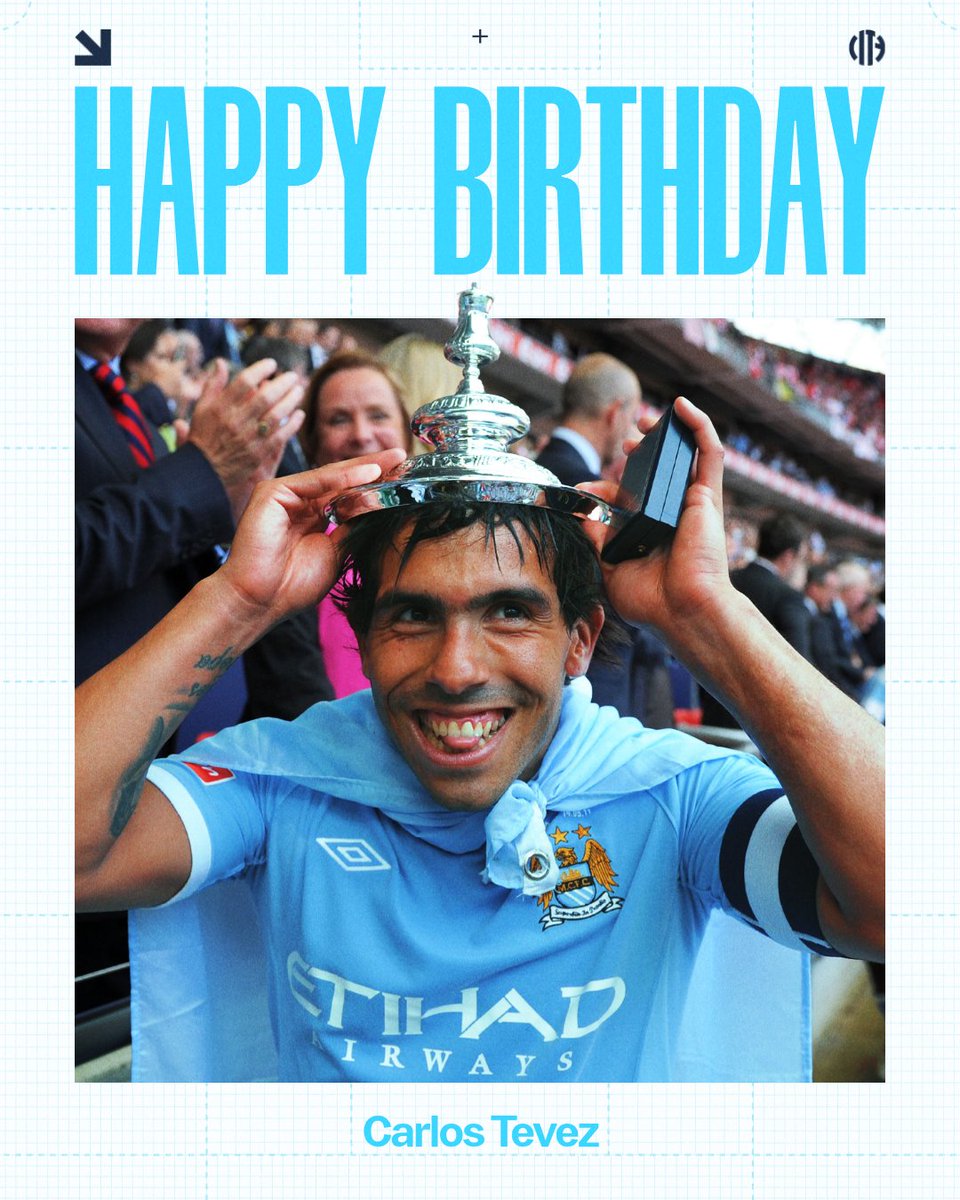 Happy Birthday, Carlos Tevez 🎂🩵